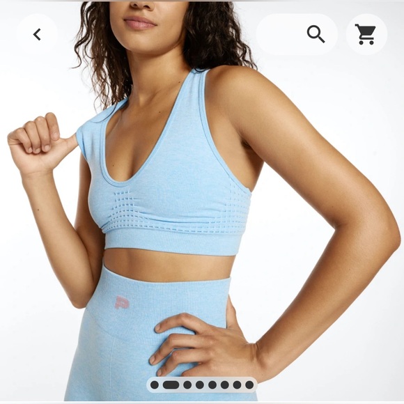 Light Blue Workout Bra! Size M - Picture 1 of 7